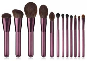 Wholesale artist brushes: 12 PCS Makeup Brushes Set- Super Soft Mcf Synthetic Hair