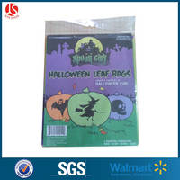 3 Colors of Pack Halloween Leaves Trash Bag with Same Size