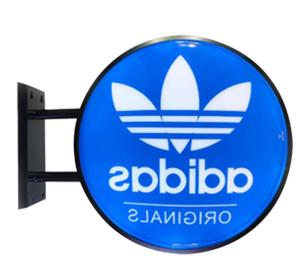 Wholesale LED Lamps: Round LED Light Box Double Sided Advertising Sign Outdoor