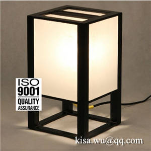 Wholesale wooden lamp: Morden Simple Japanese Style Wooden Table Lamp