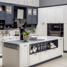 Wholesale modern kitchen cabinet: HPDL 3M Wood Modern Modular Kitchen Cabinets Pantry Cabinet Modern Shaker OEM