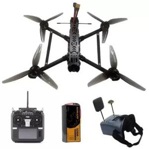 Wholesale photographic equipment: FPV Drone 7/10/13 Inches Payload 2Kg-6.5Kg 20Km FPV Racing Drone Kit with Goggles Controller