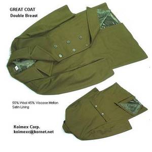 Wholesale coated: Military Coat