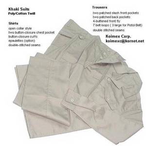 Wholesale Uniforms & Workwear: Military Khaki Uniforms
