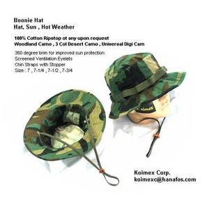 Wholesale hats: MILITARY Boonie Hat