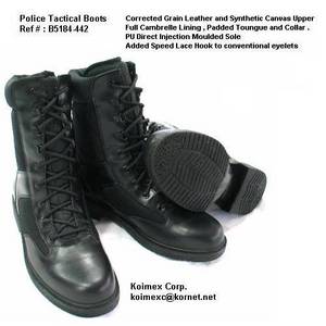 Wholesale eva outsole: Police TACTICAL BOOTS