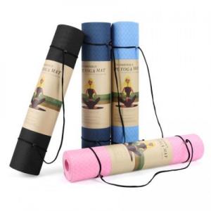 Wholesale pvc protective film: New Custom Anti-slip Eco Friendly Fitness TPE Yoga Mat Wholesale