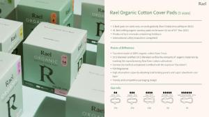 Wholesale feminine wash: Rael Overnight Organic Cotton Sanitary Pad