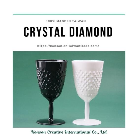 Drinkingware -Crystal Diamond Design 