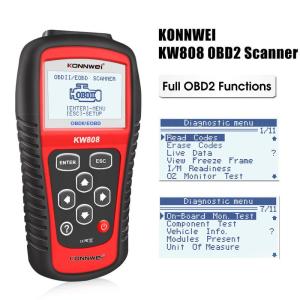 Wholesale obd: Portuguese Vehicle Konnwei OBD2 Scanner Pro Laptop Garage Data OBD2 Scanner Advanced Obd Scan Tool