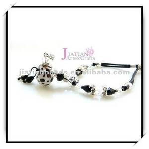 Wholesale design necklace: Mini Topaz Glass Aroma Perfume Bottle Bracelet
