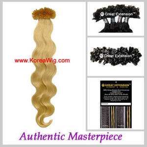 Wholesale nail tips: Remy Body Wave U-Tips 22 Inch HUMAN HAIR EXTENSION