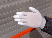 Wholesale knitted fabric: Nylon & Carbon PU Top Coated Glove