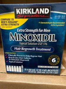 Wholesale Shampoo: Kirkland Signature Minoxidilling 5% Men Hair Regrowth Solution 6 Month Bottles