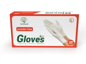 Wholesale latex gloves: White Latex Gloves Medical Examination for Exporting Kotinochi Brand
