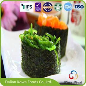 Wholesale frozen seaweed: Best Sell Frozen Seasoned Seaweed Salad (Goma Wakame)