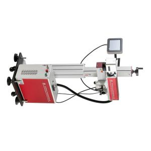 Wholesale 20w fiber metal marking: Kuntai Flying Type Fiber Laser Marking Machine for Cable Wire Marking On Production Line
