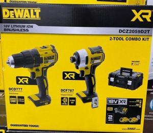 Wholesale v: Dewalt 18V Combo Kit Cordless Drill & Impact Driver 2x Batteries Charger & Case