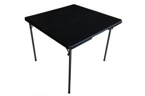 Wholesale folding furniture: Wicker Folding Table -35''   Plastic Furniture Company   Blow Molding Products Supplier