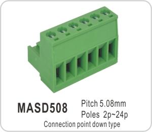 Wholesale pluggable terminal block: MASD508 Screw Type Plugs for Pluggable Terminal Blocks