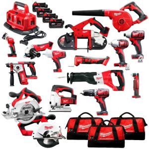 Wholesale power tool: AUTHENTIC New Milwaukees 2695-15 Combo 15-Pieces Tool Kit & Power Tools / Cordless Drill