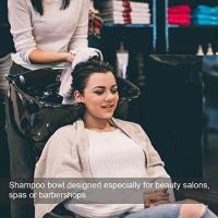 Shampoo Hair Wash Basin Bowl Portable Salon Deep Basin Adjustable Height Shampoo Sink with Drain)