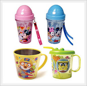 Wholesale nano sponge: Pooh Water Bottles & Pororo Cups