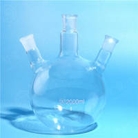 Sell Flasks, oblique shape, with three necks and standard...
