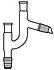 5034 Distilling Head (Claisen Head) Sloping with Standard...