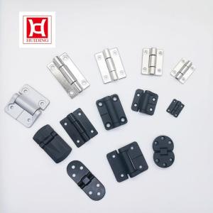 Wholesale furniture hinge: Black Surface Treatment Furniture Hinges 180 Angle Open Close Industrial Hinges