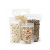 Logo Printed PE Transparent Laminated Packaging Bags Reseal Stand Up Pouch with Zipper