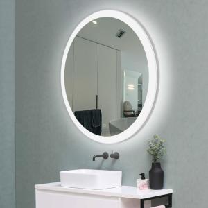 Wholesale round led: Hotel Modern Design Custom Size Round Shape with Smart Touch Switch High-end LED Bathroom Frosted Gl