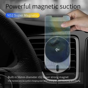 Wholesale smart key: QI2 CW16M 15W Magnetic Car Wireless Charger From Source Factory ODM/OEM