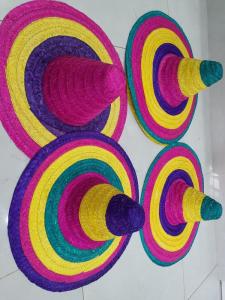 Wholesale straw hat: Multicolor Mexican Sombrero Straw Hat From Vietnam