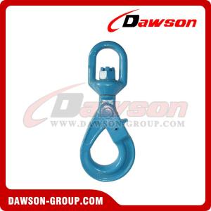 Wholesale lifting sling: European Type Swivel Self-Locking Hook for Crane Lifting Chain Slings