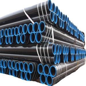 Wholesale round steel pipe: ASTM A53 API 5L Round Black Seamless Carbon Steel Pipe and Tube