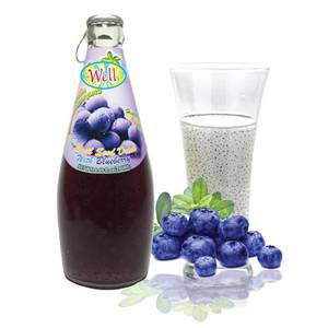 Wholesale rose: Basil Seed Drink with Blueberry