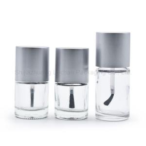 Wholesale pedicure products: Clear Glass Bottle Nail Polish Bottle with Brush