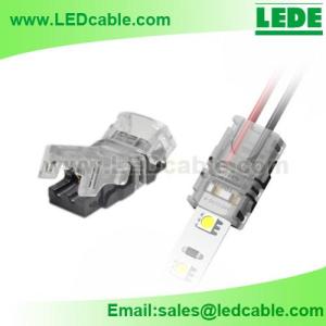 Wholesale plug play: Solderless LED Strip Adapter, New Plug Play Design
