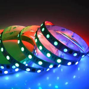 Wholesale waterproof strip: Factory Custom 5050 LED Strip Light DC12V WW/RGB Flexible LED Strip IP20/65/67/68 Waterproof RGB Lig