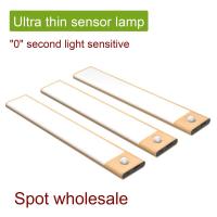 Wardrobe Hand Scan Cabinet LED Motion Sensor Night Light USB Rechargeable for Living Room