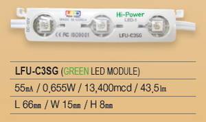 Wholesale Other LED Lighting: KOREA LED SIGN Module : LFU-C3SG