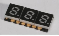 Wholesale led display indoor: Three Digit LED SMD Display 0.2 Inch Seven Segment for Indoor