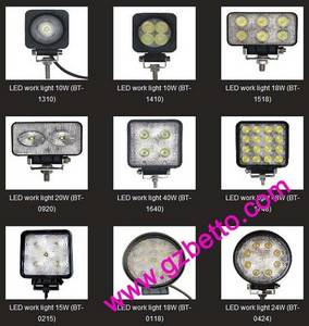Wholesale w: LED Work Lights 9W, 10W, 15W, 18W, 20W, 24W, 27W, 30W Etc