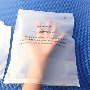 Wholesale Packaging Bags: Wholesale Custom Frosted Plastic Bag Clothes Zipper Lock Bag Clothing Packaging Frosted Zipper Bags