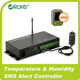 2017 Temperature Humidity Data Logger with SMS Alert Controller