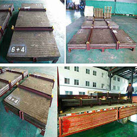 Wholesale direct plate: Direct Factory Provide HRC58-65 Overlay Wear Plate