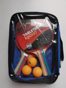 Wholesale rubber label: Ping Pong Racket Set