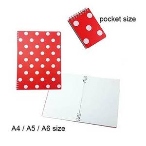 Wholesale notebook: Polka Dot Spiral Notebook