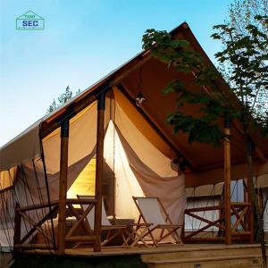 Wholesale tent for sale: Glamping Luxury Glamping Tent Safari Tent Waterproof Hotel Tents for Sale